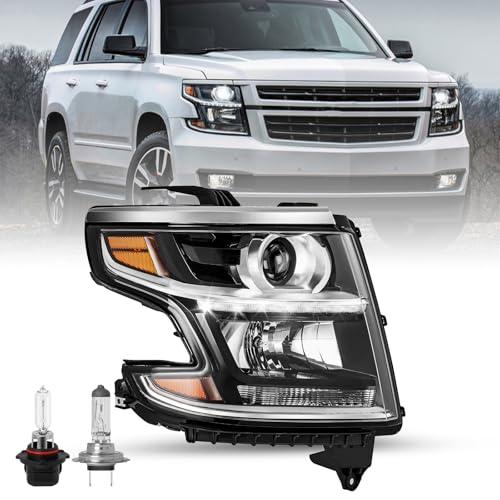 SOCKIR LED DRL Projector Headlight Assembly w/Bulbs Compatible w 並行輸入品_1
