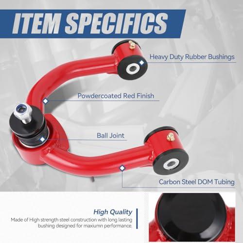 【並行輸入品】 Auto Dynasty Front Upper Control Arms Tubular Suspension Kit wit_4