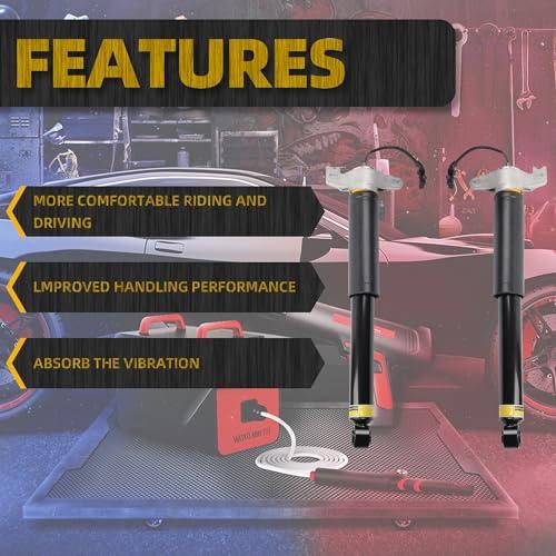 【並行輸入品】 Dasbecan Pair Rear Air Suspension Shock Absorbers Struts Compatiの画像
