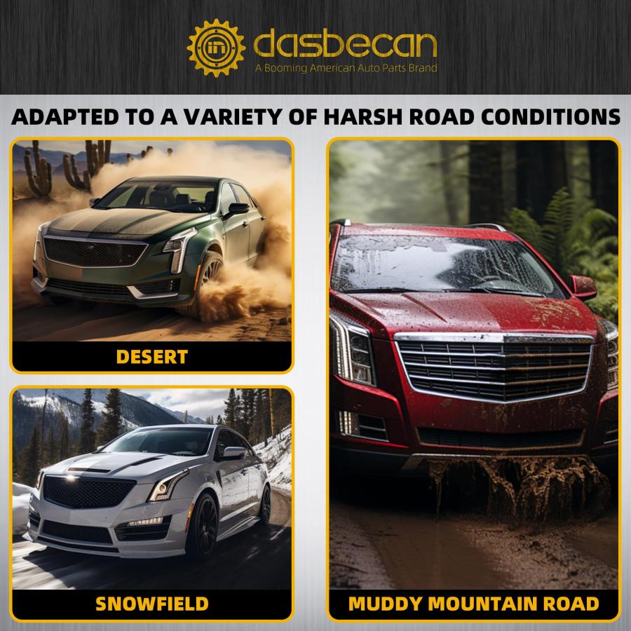 【並行輸入品】 Dasbecan Pair Rear Air Suspension Shock Absorbers Struts Compatiの画像