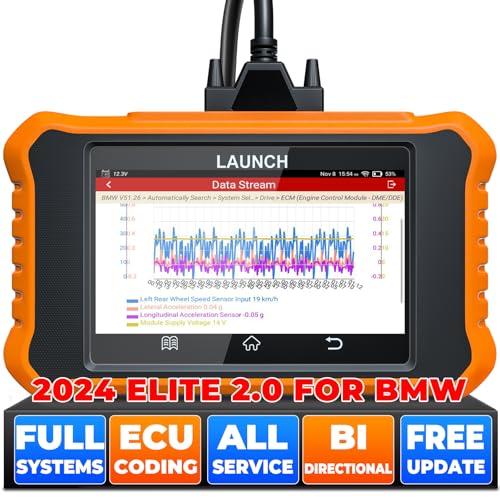 LAUNCH Creader Elite V2.0 for BMW OBD2 Scanner, 2024 Full System