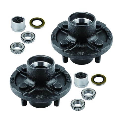 RNSKMLX Pair 4 On 4 Bolt Trailer Idler Hub W/Hardware Kits Fits  並行輸入品の画像