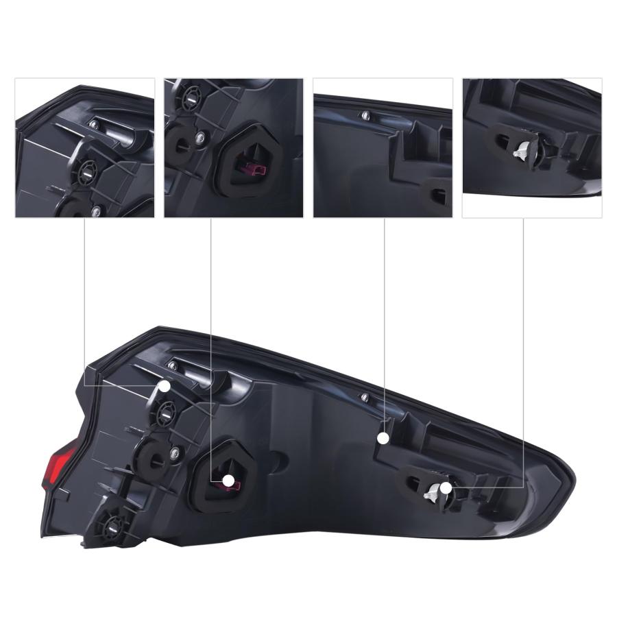 【並行輸入品】 Tsomony   For 2021 2022BMW 5 Series G30 LED 1 Pair Left+Right Siの画像