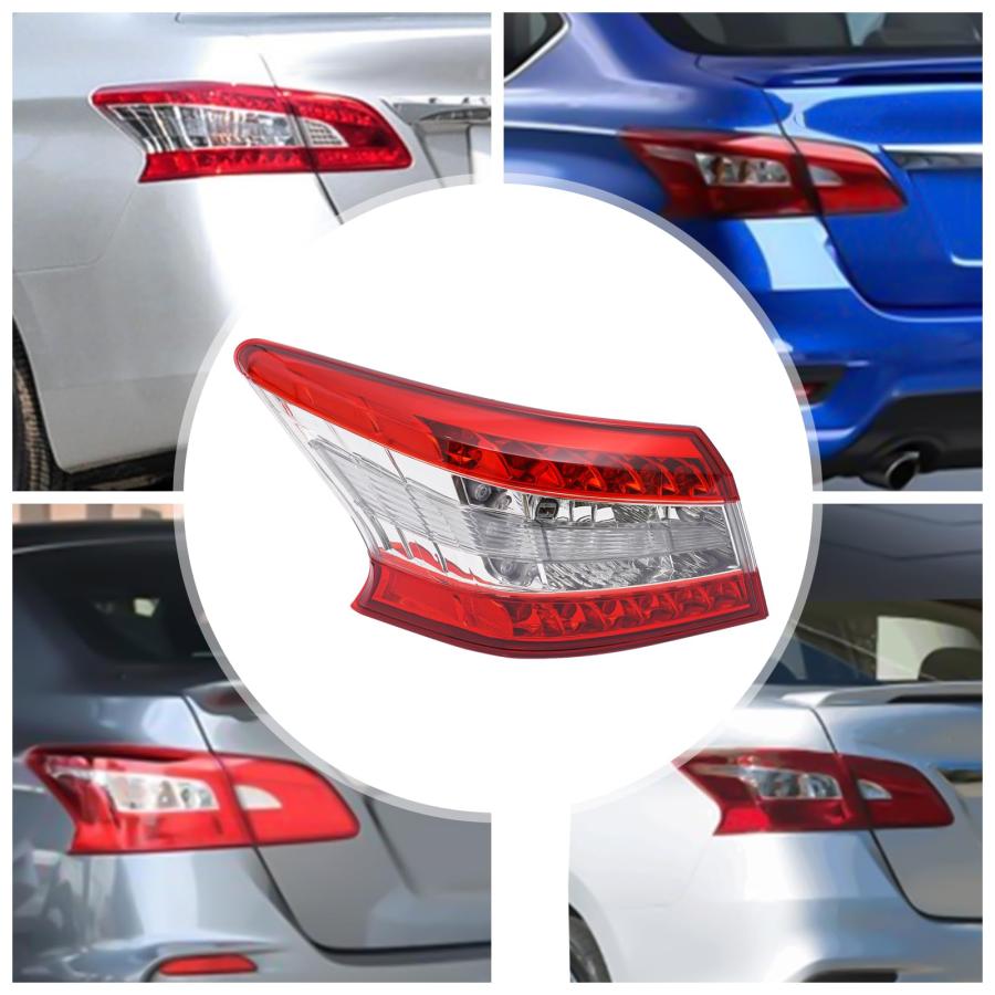 【並行輸入品】 LED Taillights Assembly for Nissan Sentra 2013 2014 2015 Left Dr_3