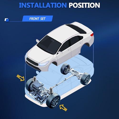 【並行輸入品】 Maxfavor RWD Front Shock Absorbers Struts fit for Ford Ranger 19の画像