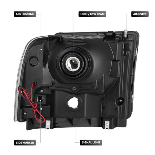 【並行輸入品】 DNA MOTORING Pair of Headlight Assemblies Compatible With 2005 2の画像