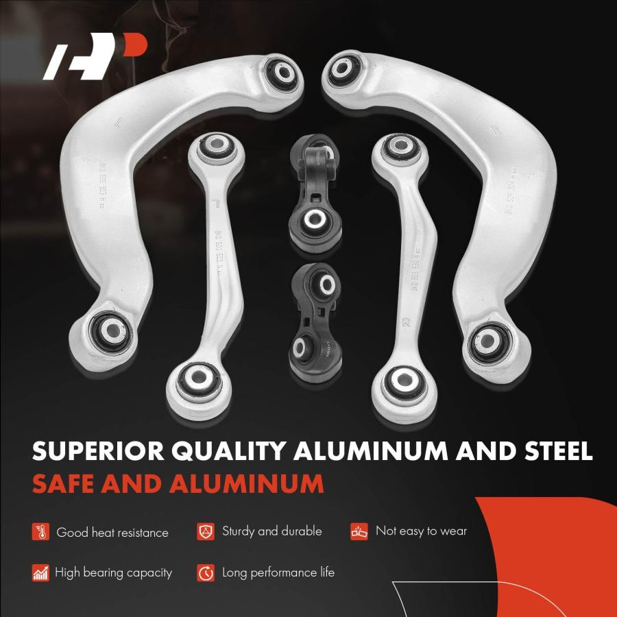 A Premium Set of 6, Rear Rearward Upper Control Arm, Sway Bar Li 並行輸入品の画像