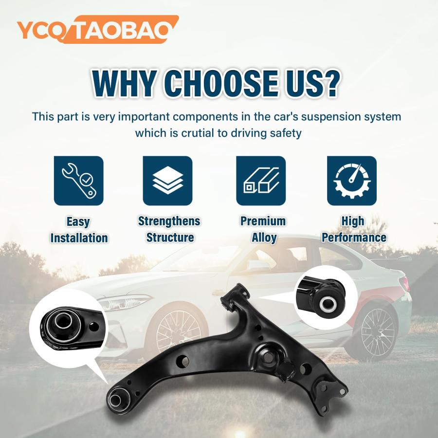【並行輸入品】 YCQTaoBao Rear Upper Control Arm Kit 1PC Replaces 55110JP00A Comの画像