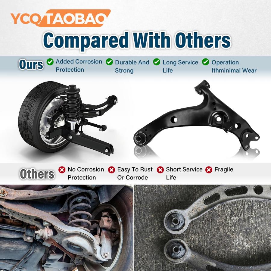 【並行輸入品】 YCQTaoBao Rear Upper Control Arm Kit 1PC Replaces 55110JP00A Comの画像