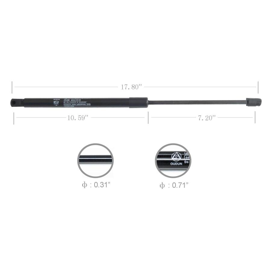 Isodjit 10 Pieces   Window Glass Lift Supports Rear Side Gas Cha 並行輸入品_6
