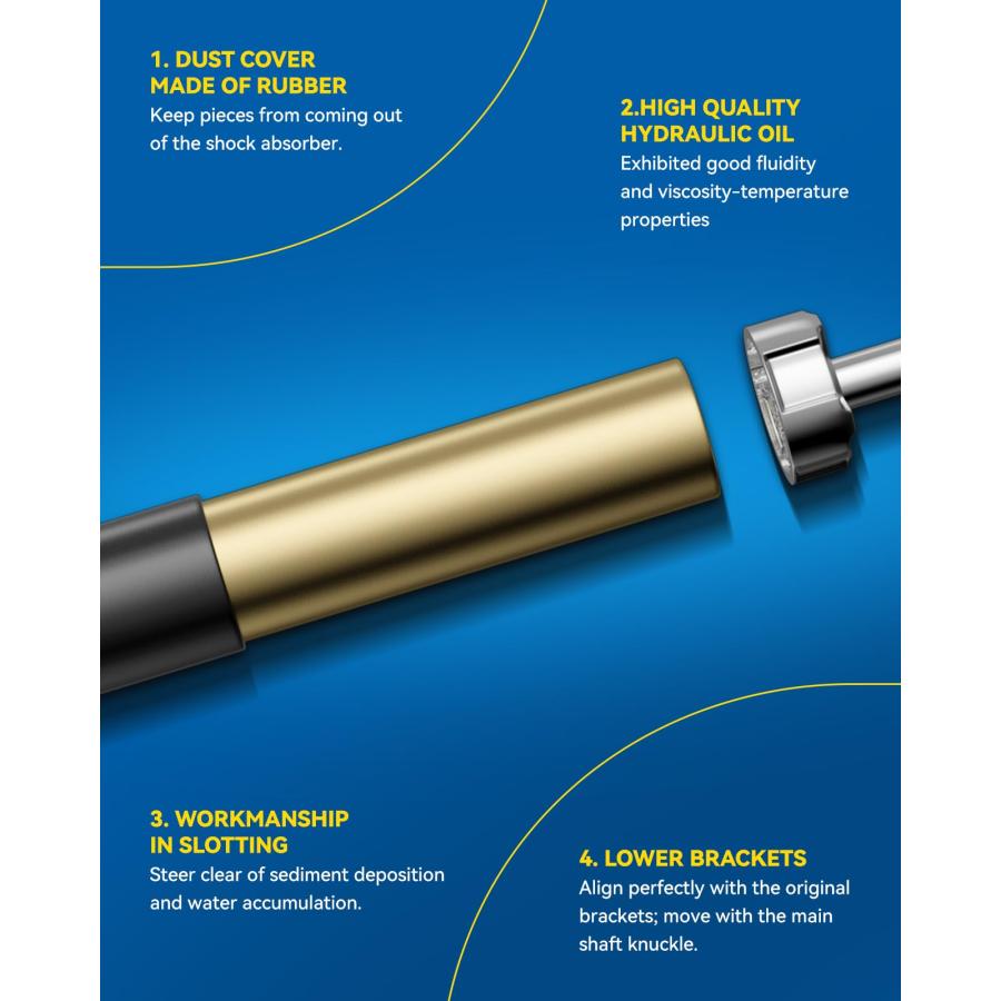 【並行輸入品】 PHILTOP Rear Shock Absorber Struts for Escape 2008 2012， Mariner_6