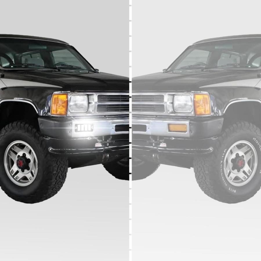 【並行輸入品】 ZDEERAOTO LED Front Bumper Side Marker DRL Amber Sequential Turn_6