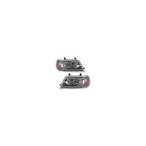 【並行輸入品】 TRQ Headlight Assembly Set Headlights Driver \u0026 Passenger Side Coの画像