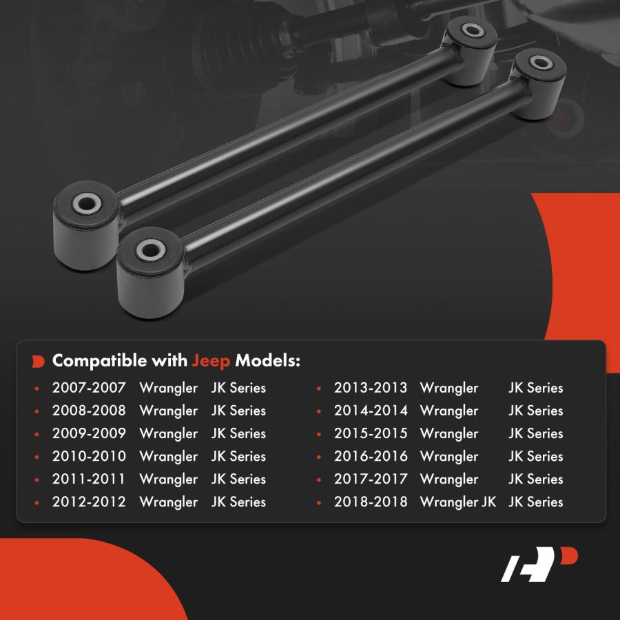 【並行輸入品】 A Premium 2 x Rear Lower Control Arm， with Bushing， Compatible w_3