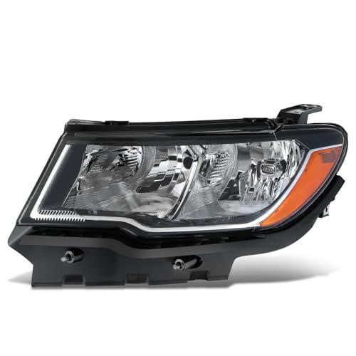 【並行輸入品】 DNA MOTORING OE Style Front Left Headlight Compatible With Jeepの画像