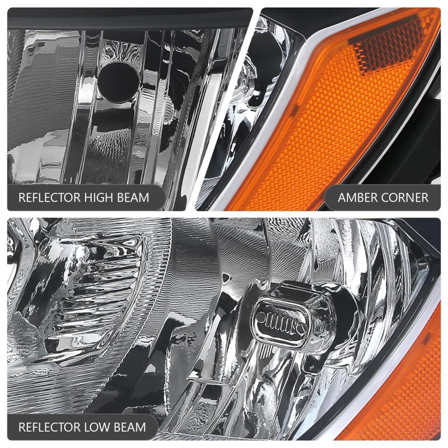 【並行輸入品】 DNA MOTORING OE Style Front Left Headlight Compatible With Jeepの画像