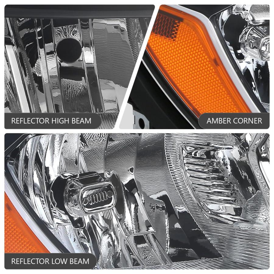 【並行輸入品】 DNA MOTORING OE Style Front Right Headlight Compatible With Jeepの画像