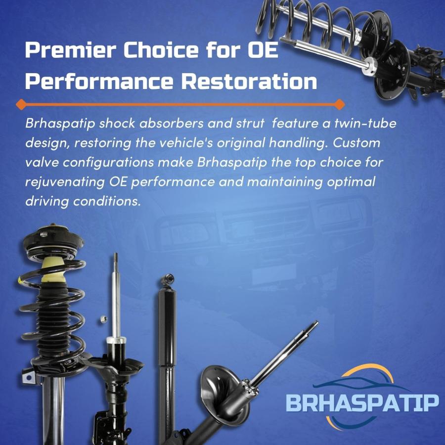 Struts and Shocks Complete Assembly   Front Rear Shock Absorber  並行輸入品の画像