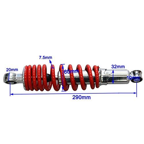 【並行輸入品】 Kemblawolf Pair 290mm 11.4\" Rear Shock Absorber Suspension 700LB"_4