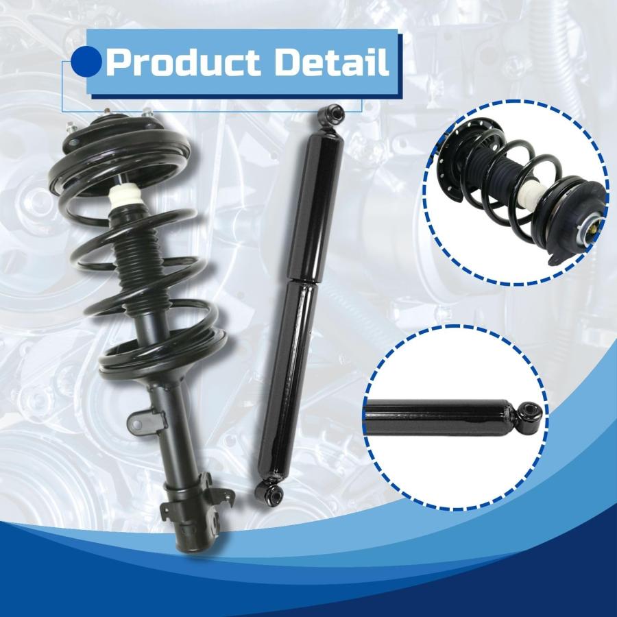 Struts and Shocks Complete Assembly Front Rear Shock Absorber 並行輸入品_9