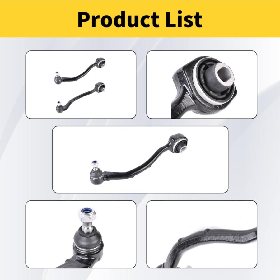 【並行輸入品】 KAYULONE Front Lower Control Arms Rearward Compatible with MERCE_6
