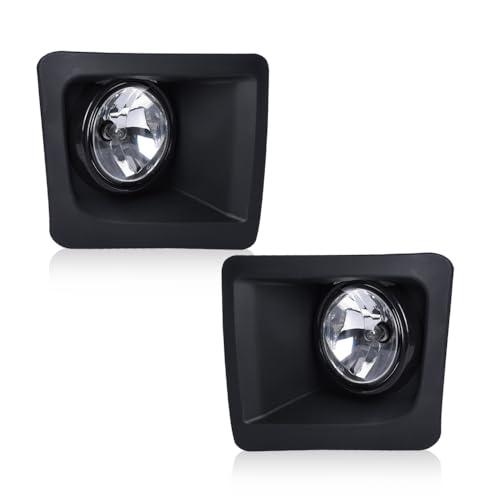 【並行輸入品】 G PLUS Front Bumper Fog Lights w/Bulbs Compatible with GMC Sierr_1