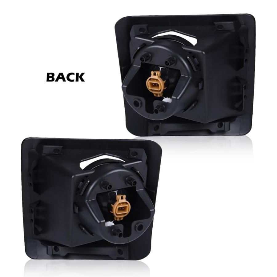 【並行輸入品】 G PLUS Front Bumper Fog Lights w/Bulbs Compatible with GMC Sierr_6
