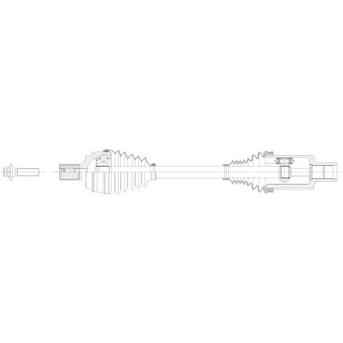 【並行輸入品】 GSP PR48084 Front Left CV Axle Assembly Compatible with 17 21 CLの画像