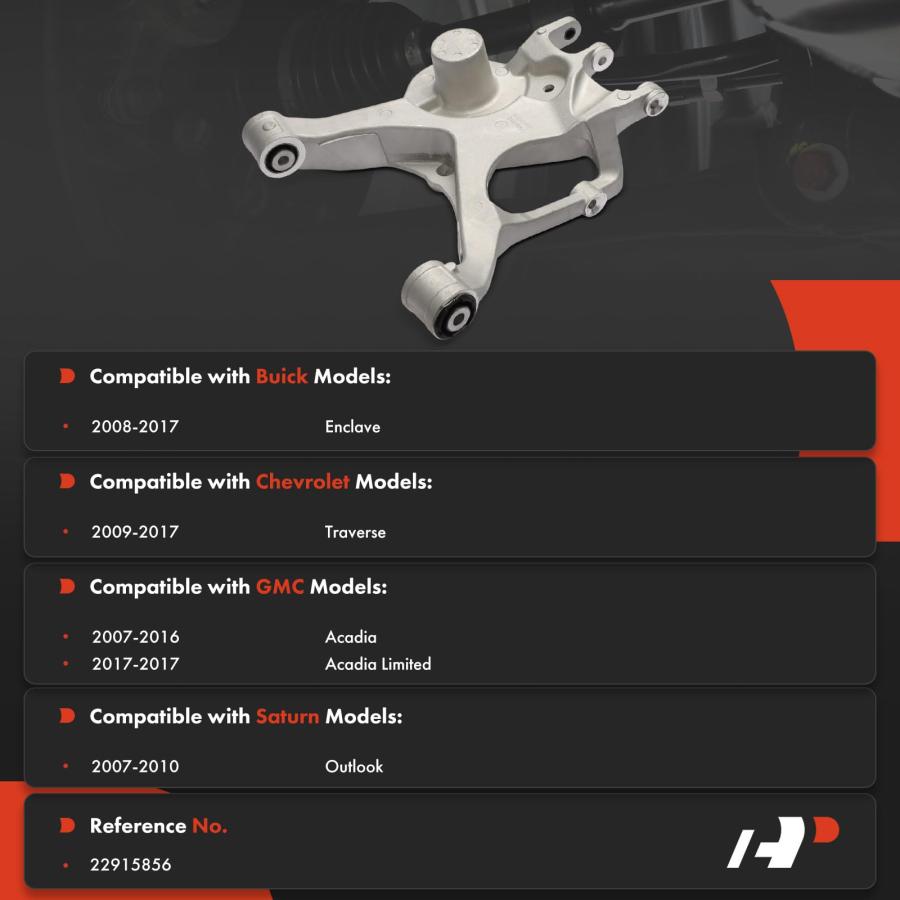 【並行輸入品】 A Premium Rear Left Lower Control Arm， with Bushing， Compatible_3