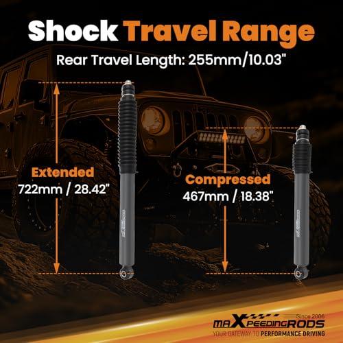 【並行輸入品】maXpeedingrods 0 4\" Rear Shock Absorbers for Ram 2500 2014 2023 2の画像