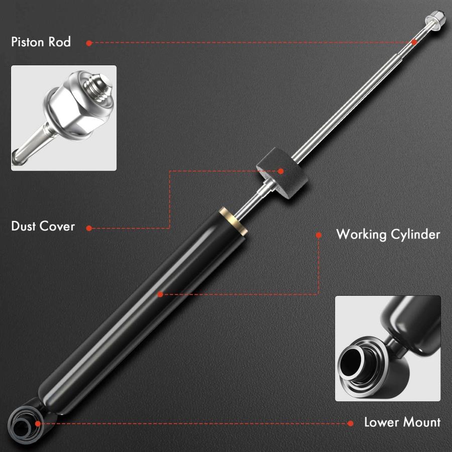 【並行輸入品】 A Premium Rear Driver and Passenger Side Pair (2) Shock Absorber