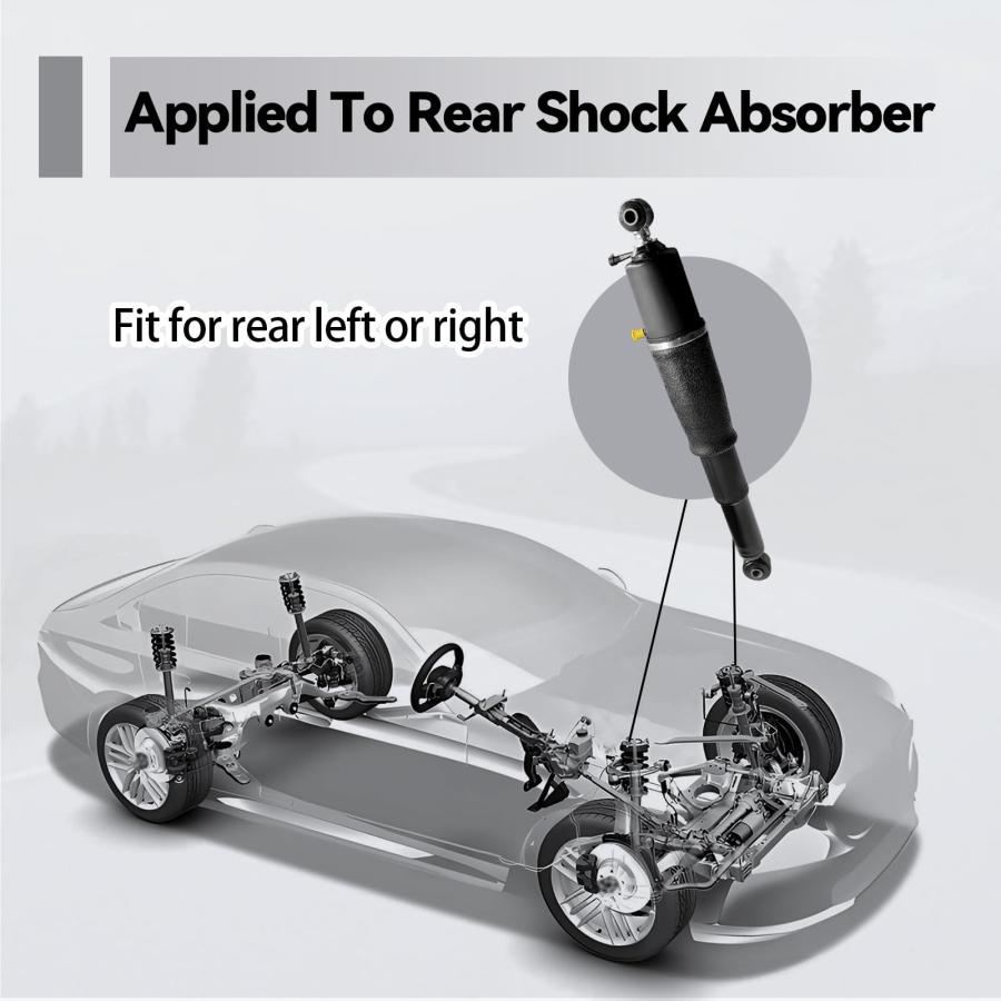 【並行輸入品】 VIGOR 2PCS Air Shock Absorbers Compatible with GMC Yukon, Chevy_3