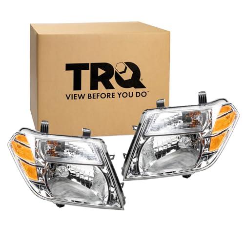 【並行輸入品】 TRQ Headlight Assembly Set Headlights Compatible with 2008 2012の画像