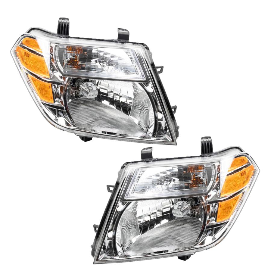 【並行輸入品】 TRQ Headlight Assembly Set Headlights Compatible with 2008 2012の画像