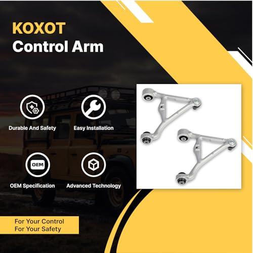 【並行輸入品】 Koxot 2Pcs Rear Upper Control Arm with Ball Joint Assembly Fit fの画像