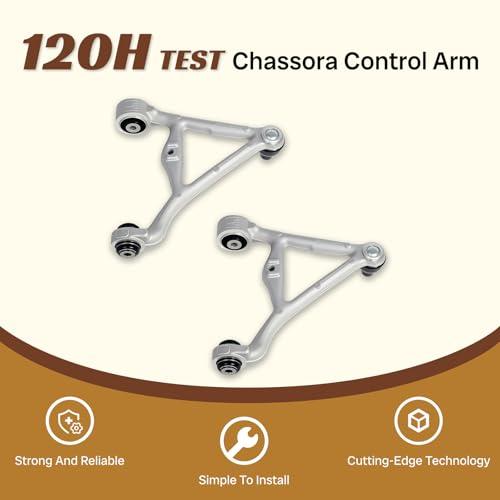 【並行輸入品】 Chassora 2PCS Rear Upper Control Arm with Ball Joint Assembly Fiの画像