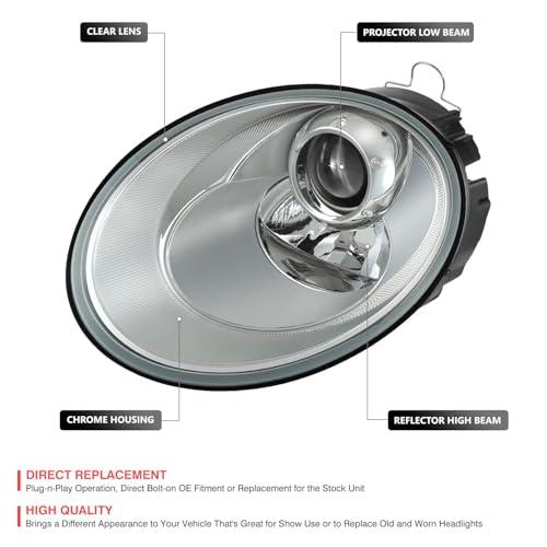 【並行輸入品】 DNA MOTORING Left Projector Headlight Assembly Compatible With V_4