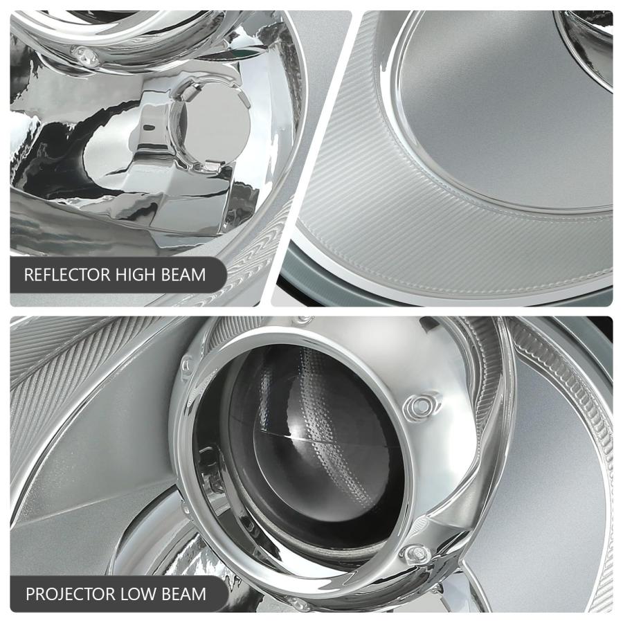 【並行輸入品】 DNA MOTORING Left Projector Headlight Assembly Compatible With V_9