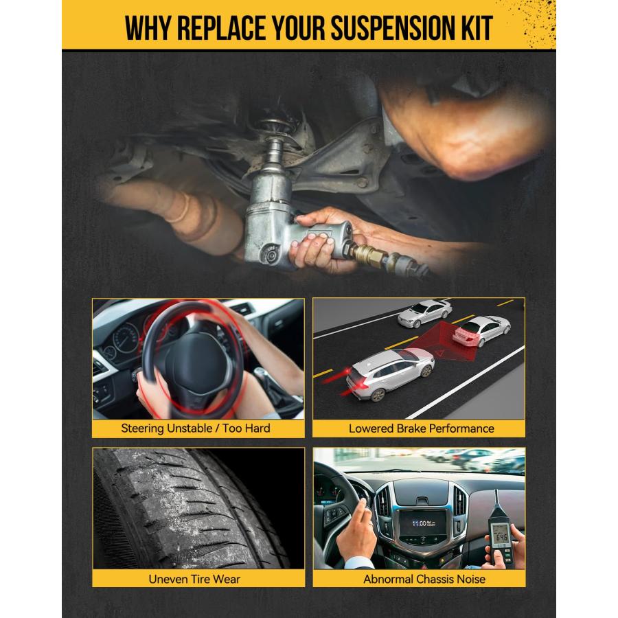 【並行輸入品】 KAC Rear Upper Control Arm Assembly Fit for Chevrolet Tahoe Subuの画像