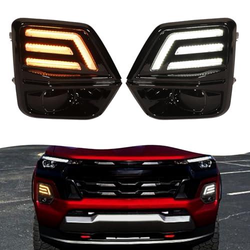 【並行輸入品】 Zrebrio Led DRL Fog Lights For 2023 2025 Chevrolet chevy Colorad_1