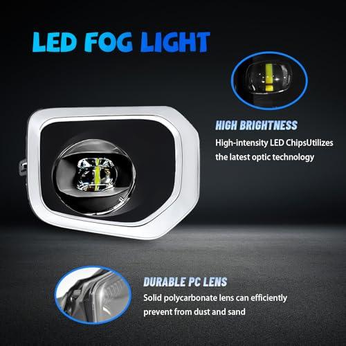 【並行輸入品】 OKSIWA LED Fog Lights for 2016 2023 Toyota Tacoma(Fits SR,SR5 Moの画像