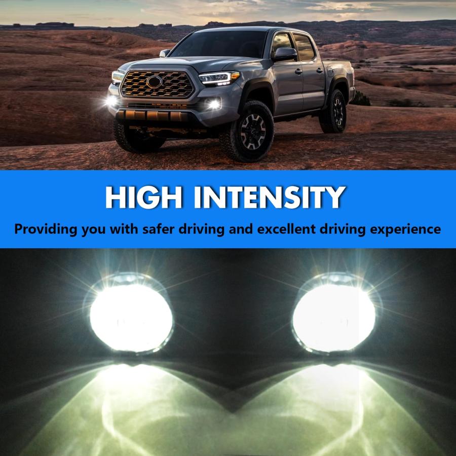 【並行輸入品】 OKSIWA LED Fog Lights for 2016 2023 Toyota Tacoma(Fits SR,SR5 Moの画像