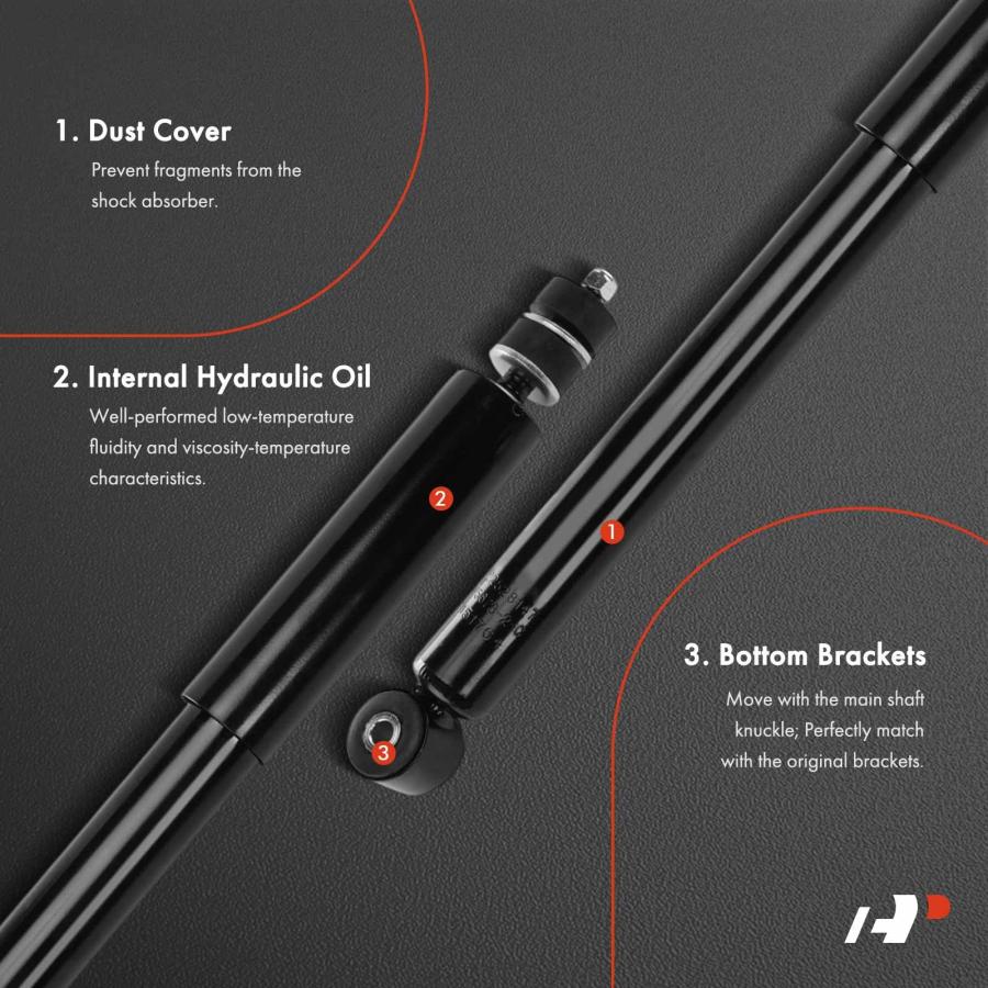 【並行輸入品】 A Premium Rear Shock Absorber Compatible with Nissan Versa 2012_6