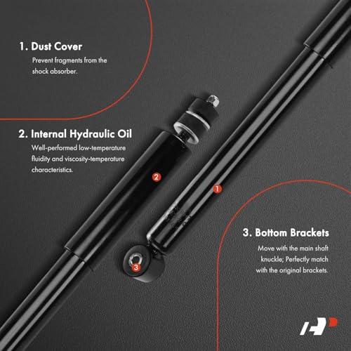 【並行輸入品】 A Premium Rear Shock Absorber Compatible with Nissan Versa 2012_7