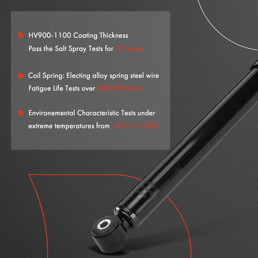 【並行輸入品】 A Premium Rear Shock Absorber Compatible with Nissan Versa 2012_9