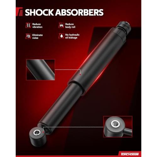 【並行輸入品】 Torchbeam Rear Shocks Absorber Struts Amortiguadores Traseros Reの画像