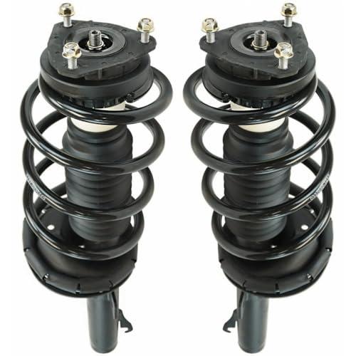【並行輸入品】 YIZISECCE 2pcs Front Left Shock Strut Springs Mount Assembly Loa_1