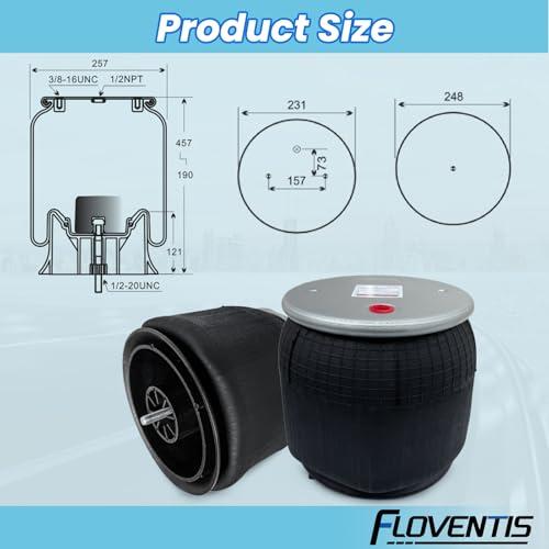 【並行輸入品】FLOVENTIS 2個 エアスプリングバッグ 貨物ライナー トラック OEM 交換用 # W01 358 9069， 910 1_7