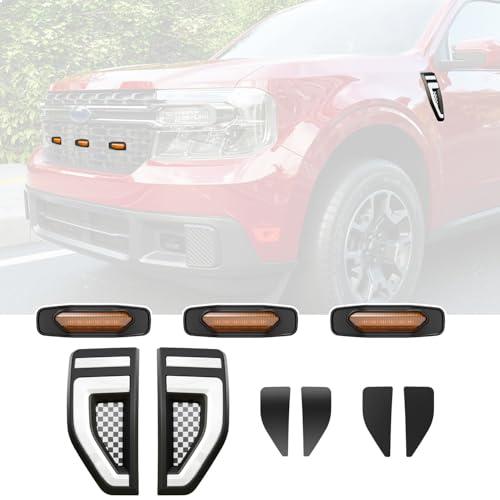 【並行輸入品】 xipoqix LED Front Grille Lights Compatible with 2022 2024 Ford Mの画像