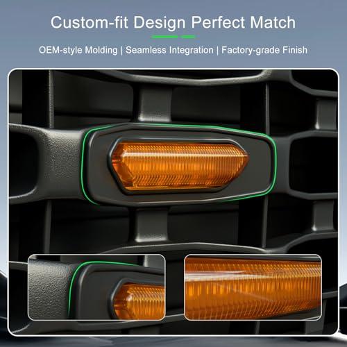 【並行輸入品】 xipoqix LED Front Grille Lights Compatible with 2022 2024 Ford Mの画像